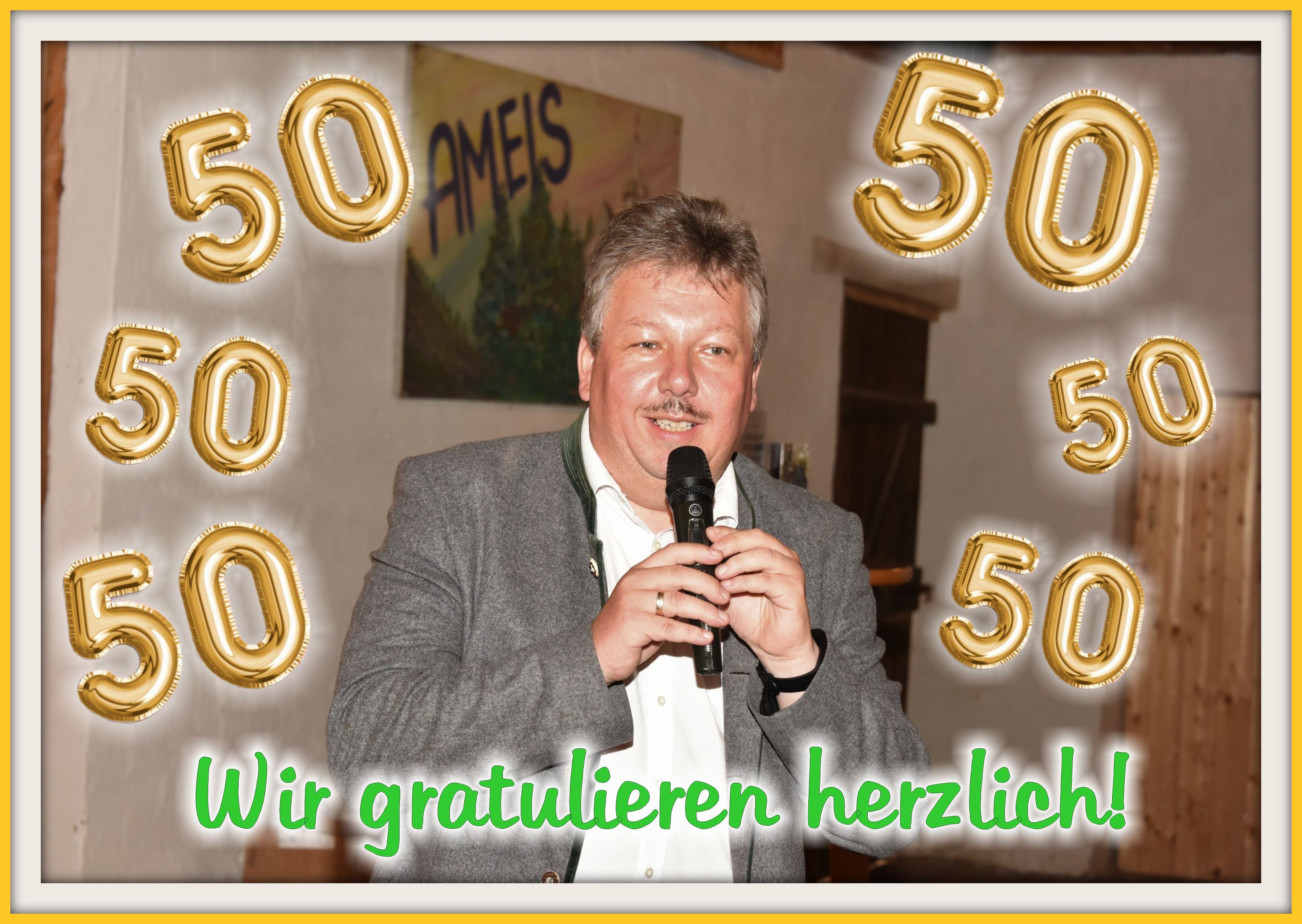 "Unser" Poysdorfer Bürgermeister Thomas Grießl feiert seinen 50er